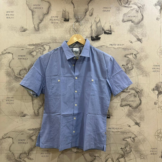 Men's Korean Shirt - Dark Sky Blue (2XS)