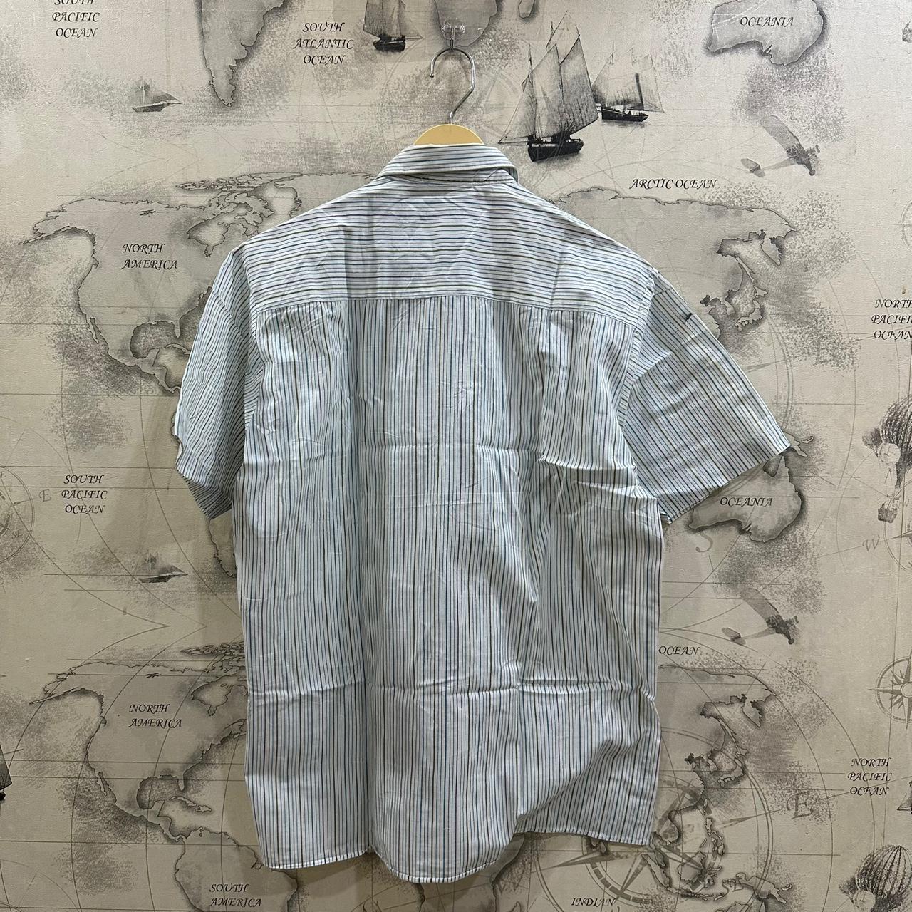 Men's Shirt - Multicolor Striped (L)
