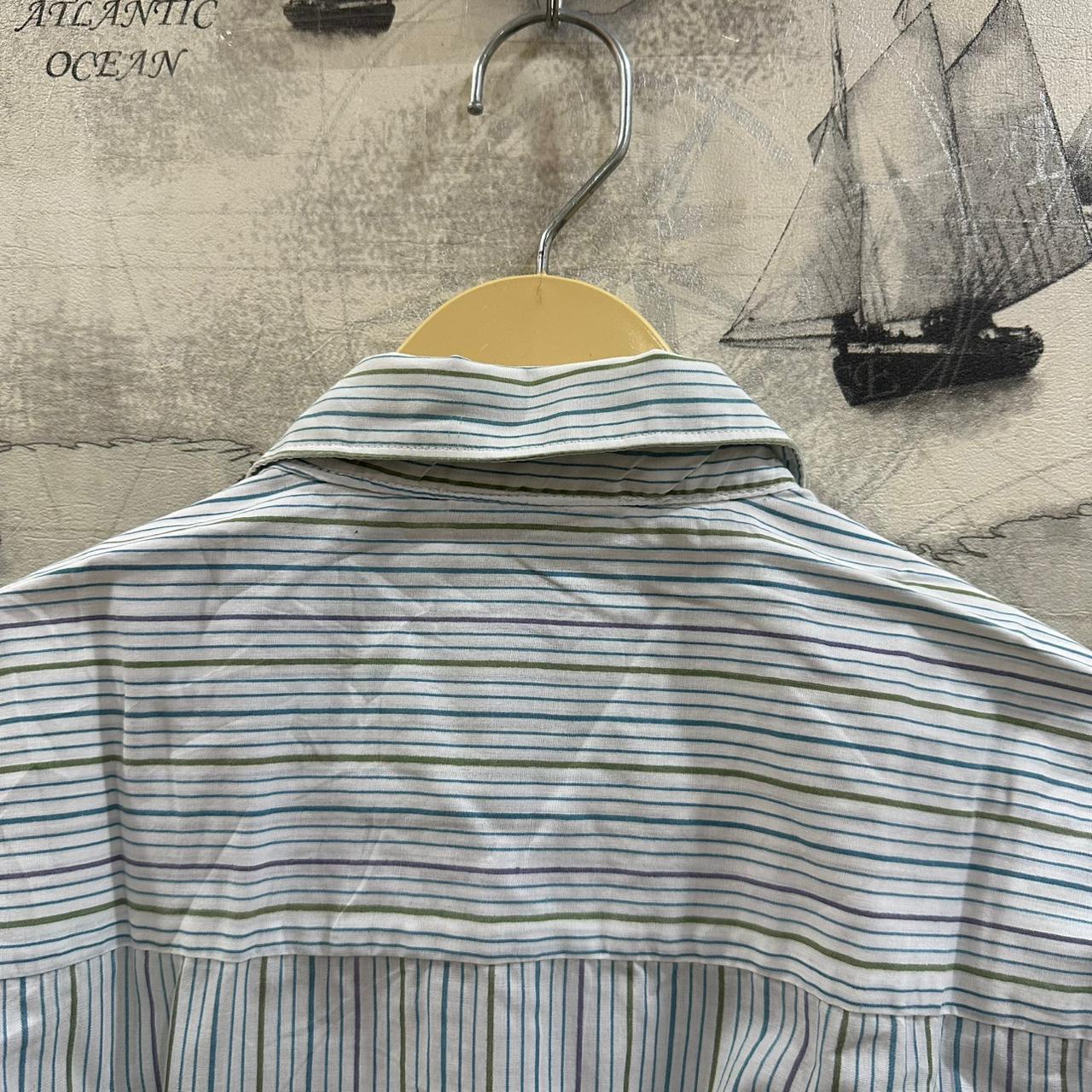 Men's Shirt - Multicolor Striped (L)