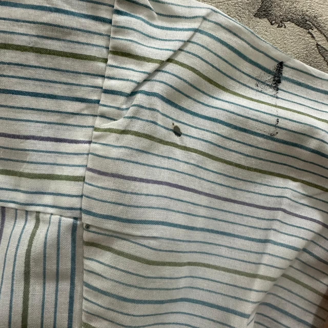 Men's Shirt - Multicolor Striped (L)