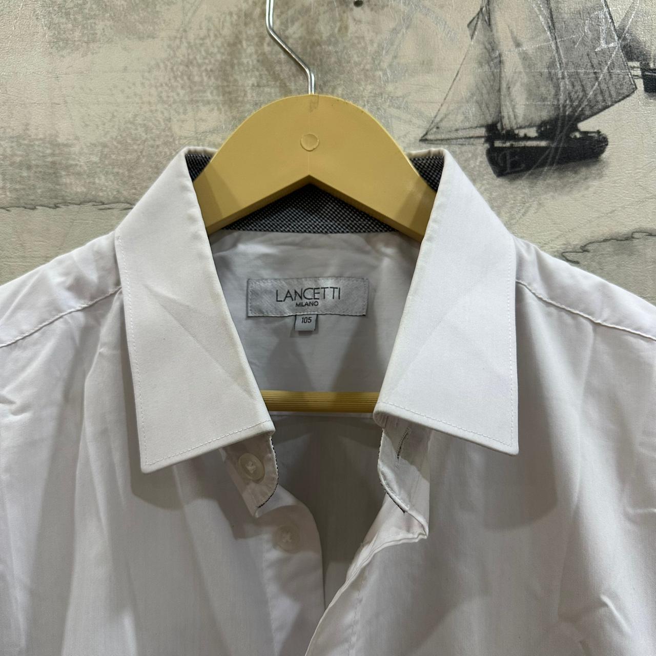 Lancetti Milano Men's Shirt - White (XXL)
