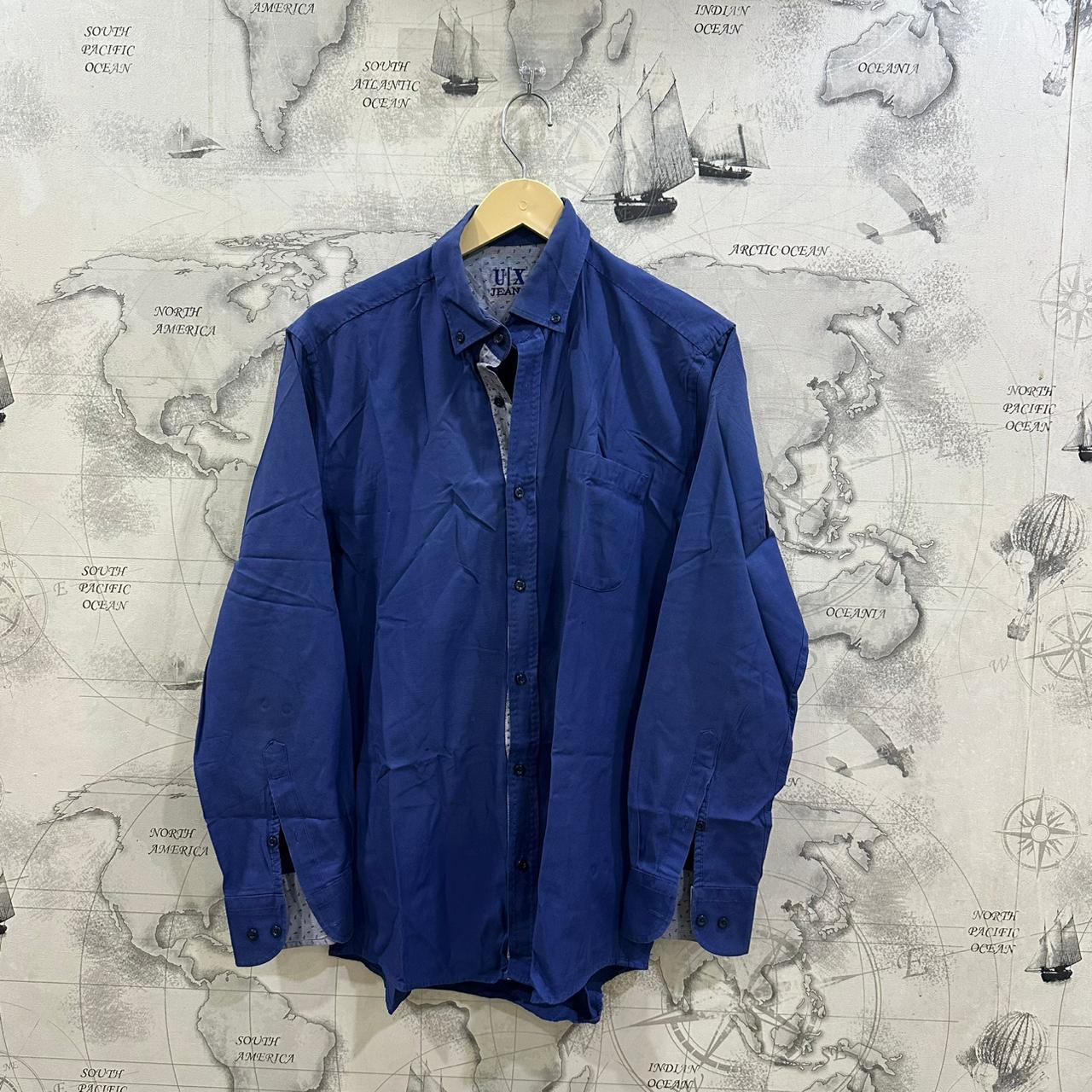 UX Jeans Men’s Shirt - Dark Blue (M)