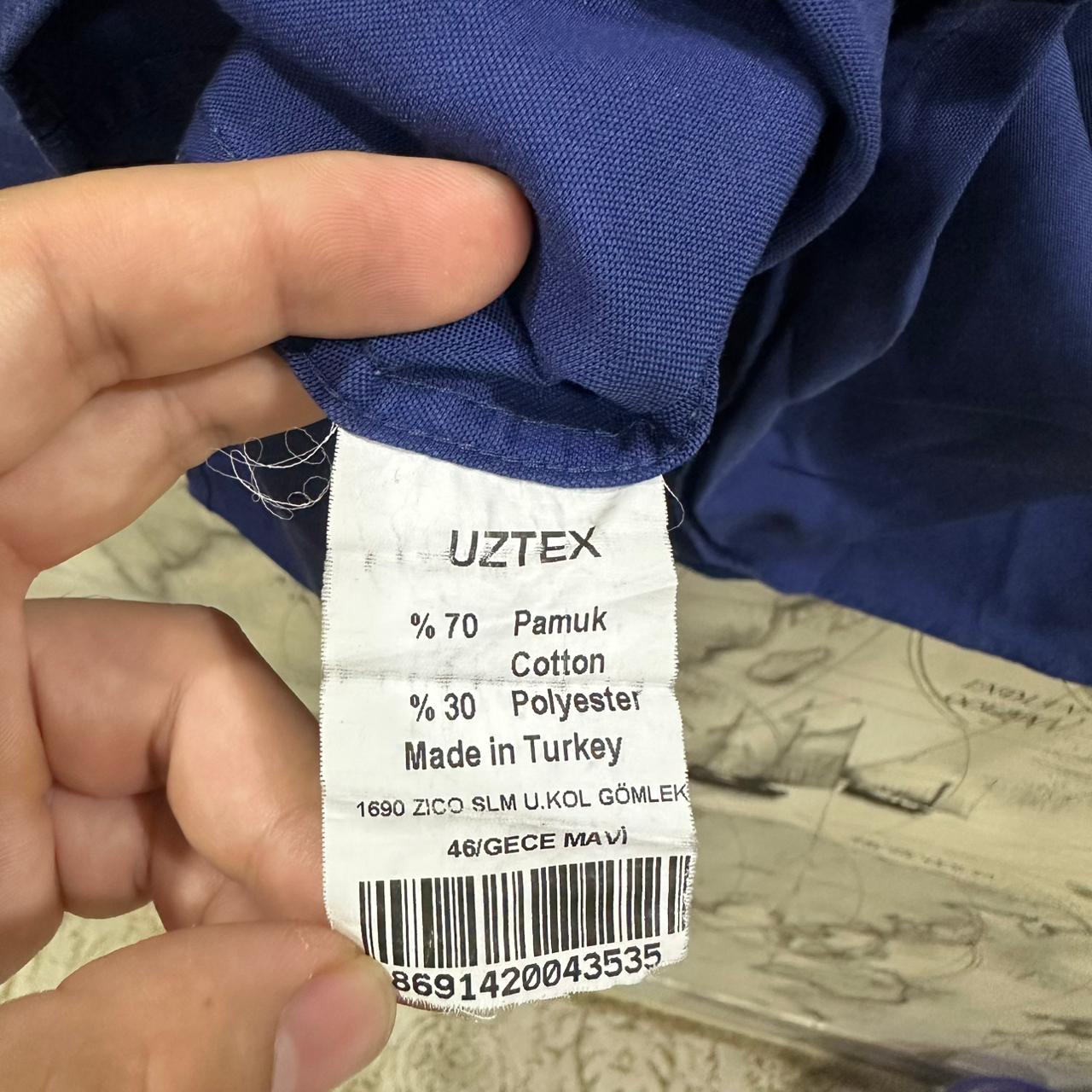 UX Jeans Men’s Shirt - Dark Blue (M)