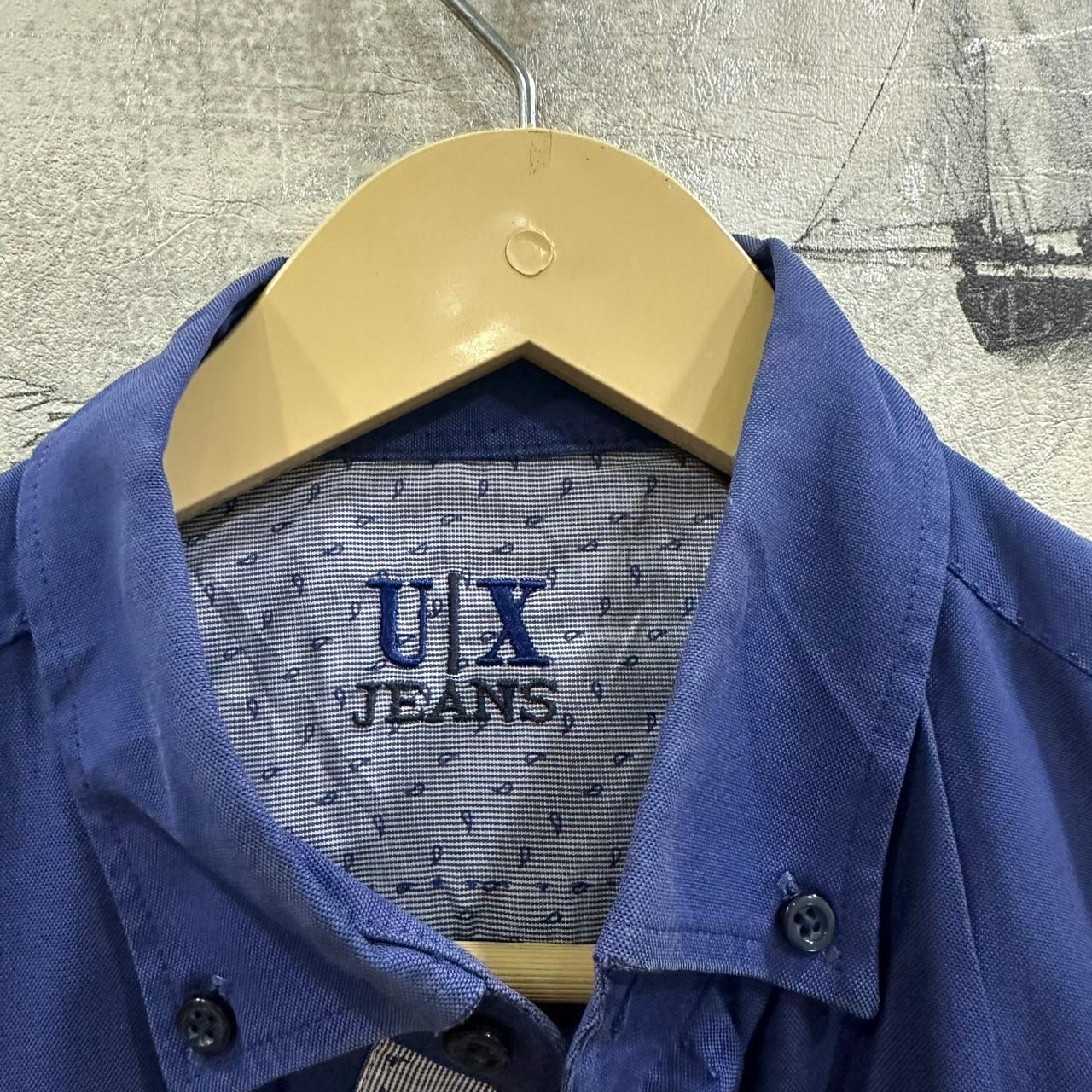 UX Jeans Men’s Shirt - Dark Blue (M)