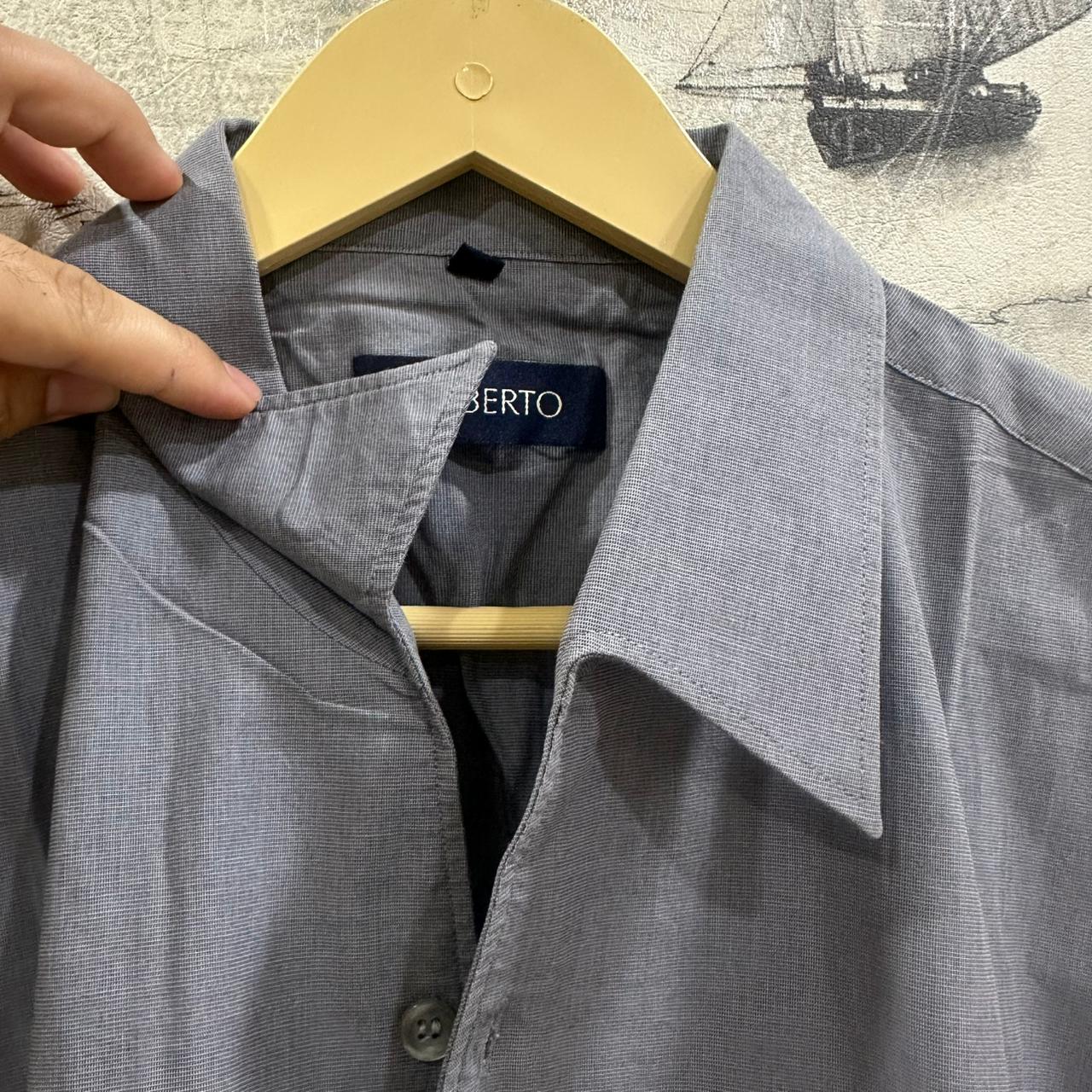 Gilberto Men’s Shirt - Grey (L)