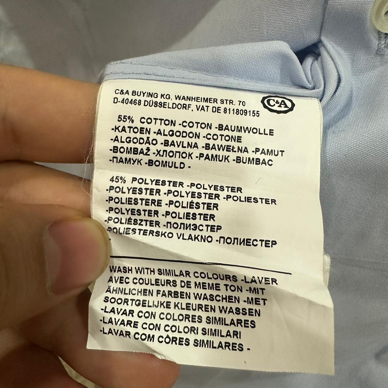 Angelo Litrico (by CANDA) Men’s Shirt - Sky Blue (XL)
