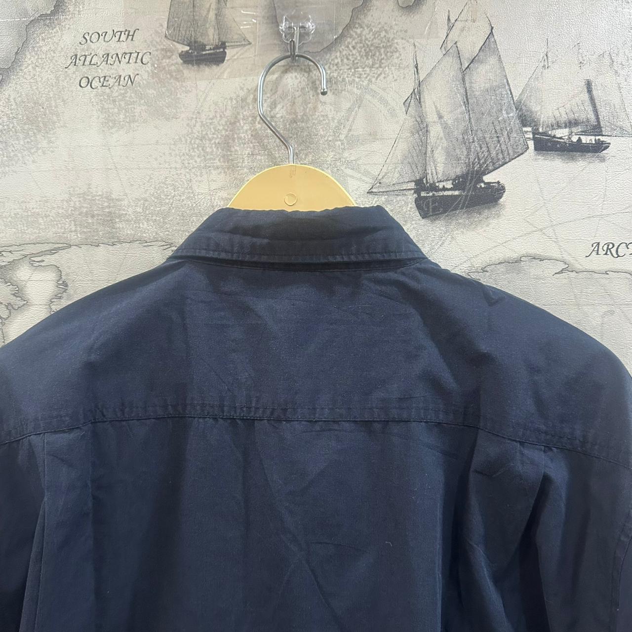 Identic Men’s Shirt - Dark Navy Blue (L)