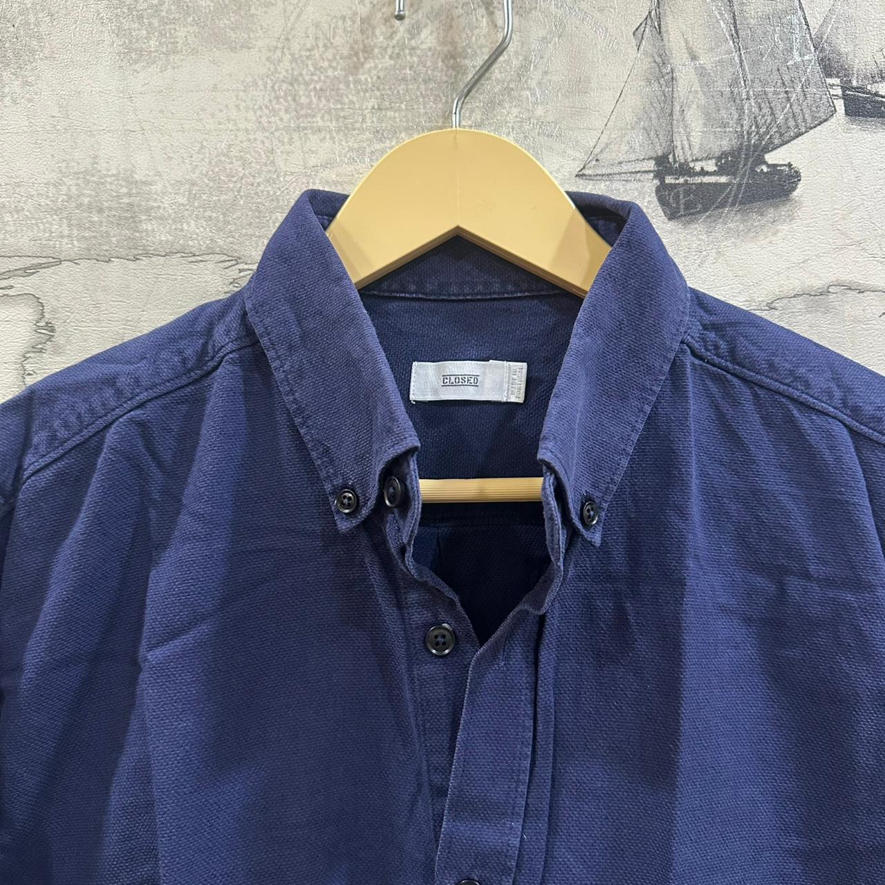 Closed Men’s Shirt - Navy Blue (L)