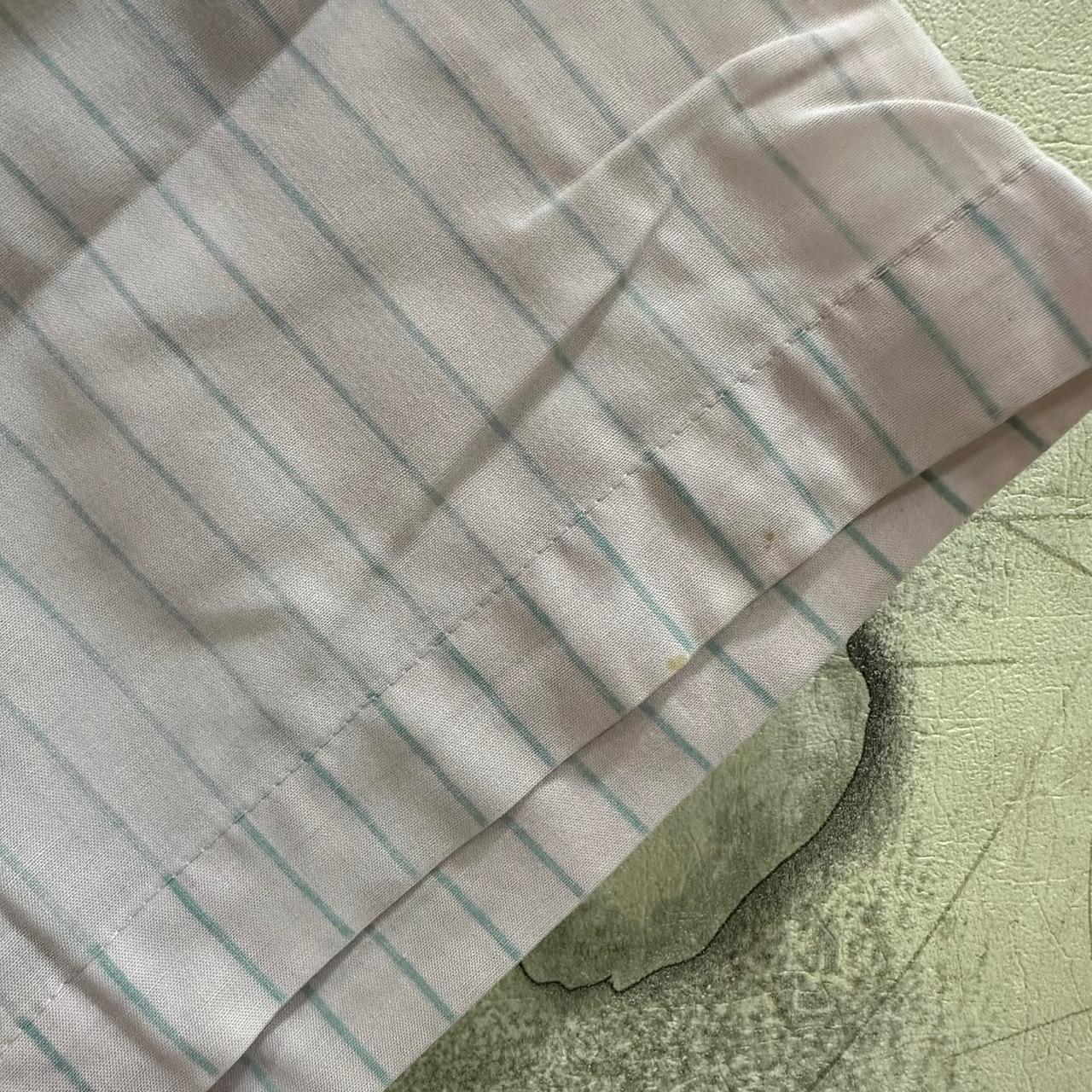 CANDA Men’s Shirt - Pink Striped (3XL)