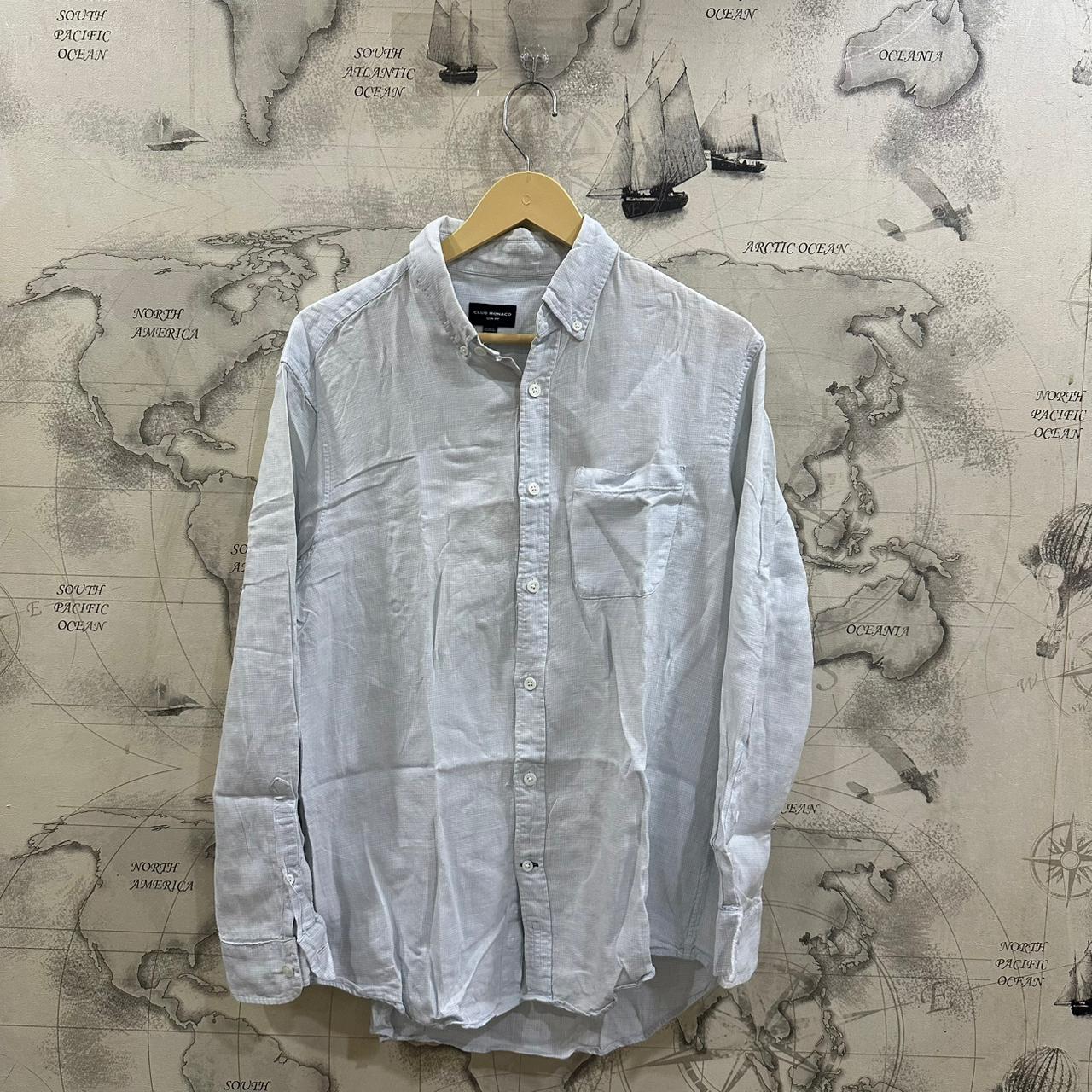 Club Monaco Men’s Shirt - Sky Blue (M)