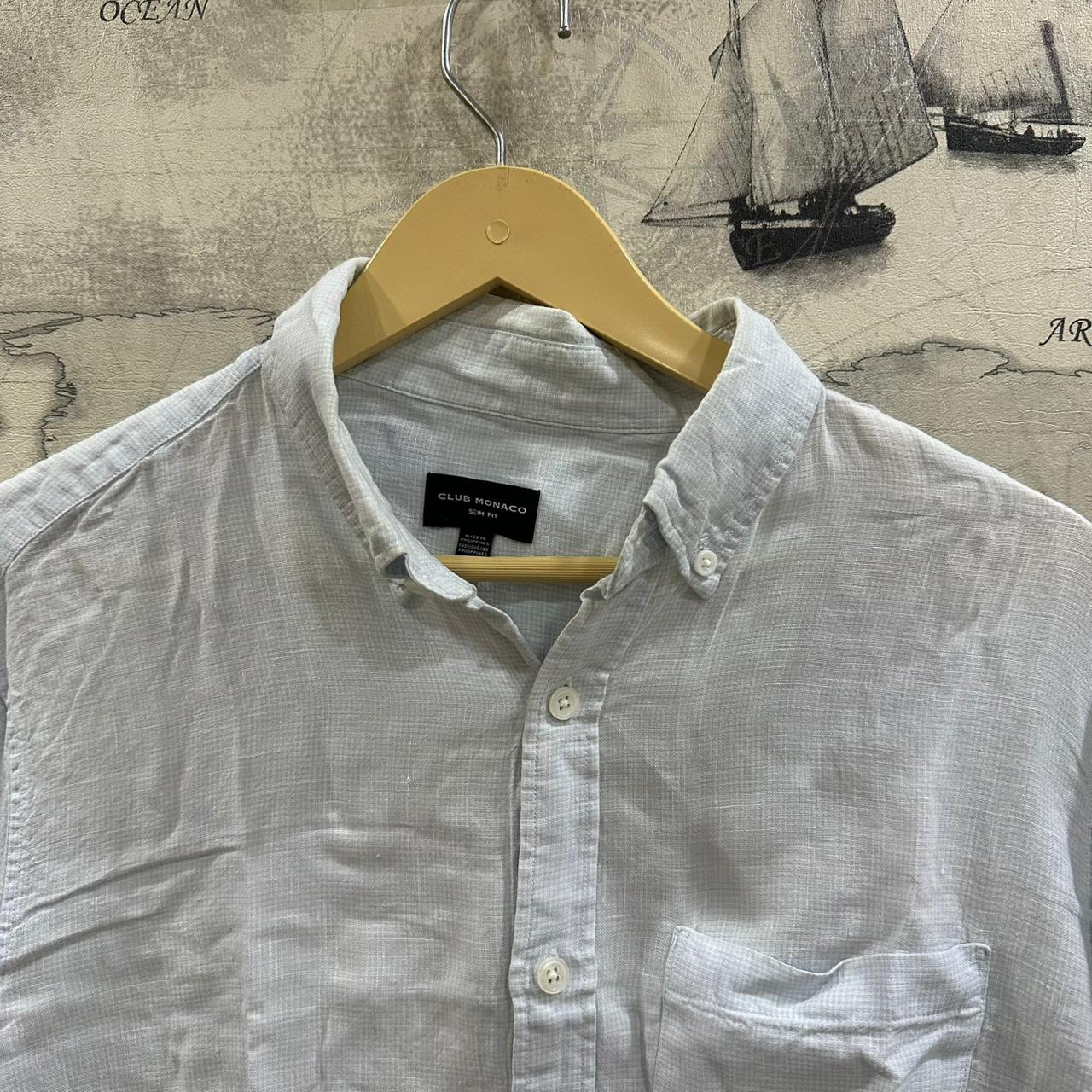 Club Monaco Men’s Shirt - Sky Blue (M)