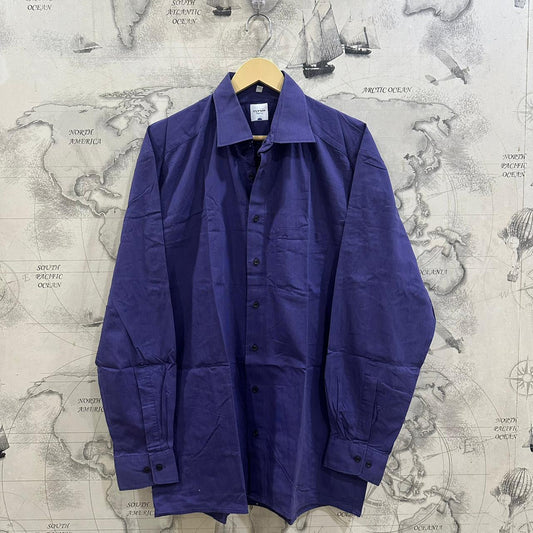 OLYMP Men’s Shirt - Indigo (3XL)
