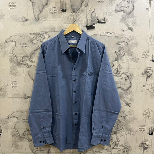 CANDA Men’s Shirt - Dark Sky Blue (3XL)
