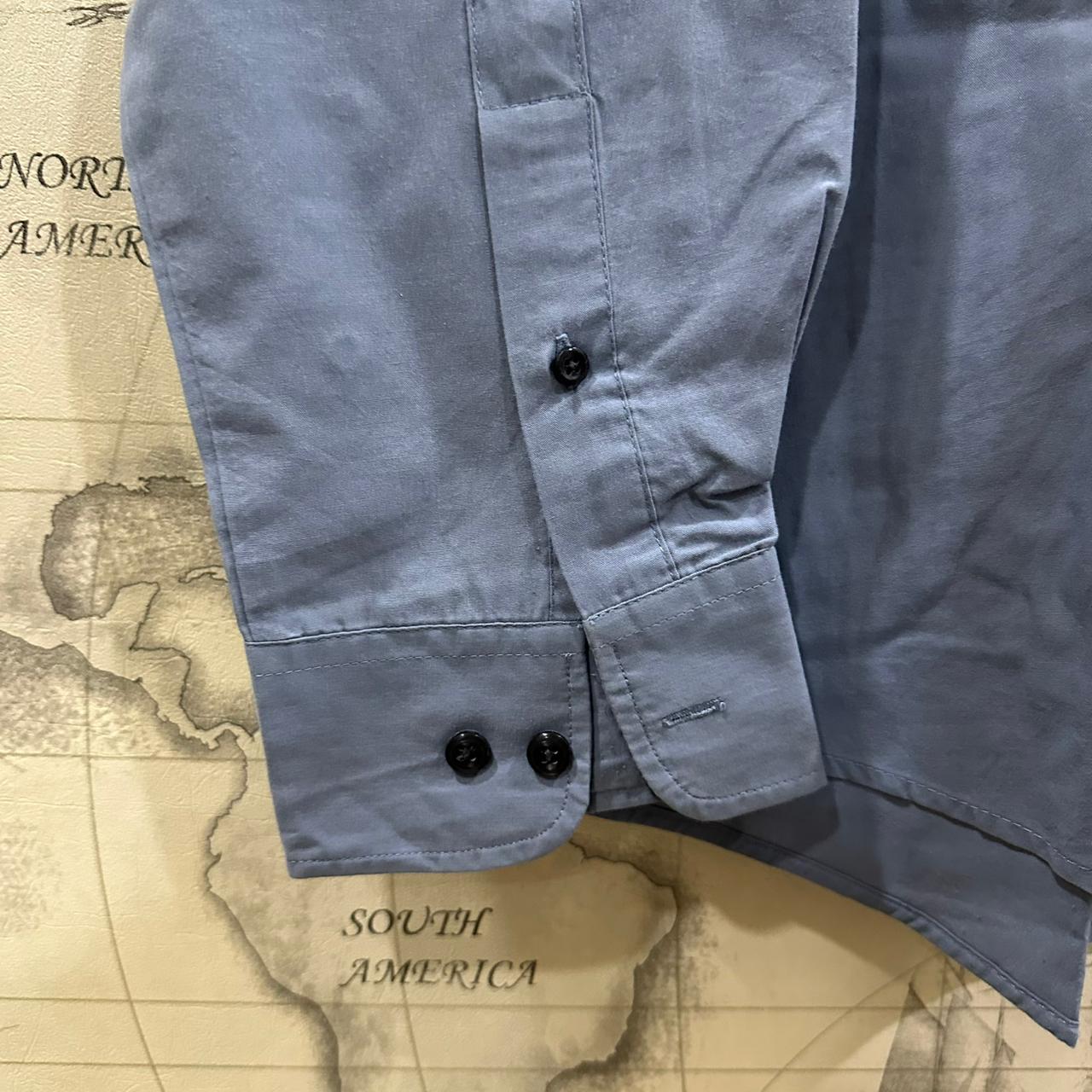 CANDA Men’s Shirt - Dark Sky Blue (3XL)