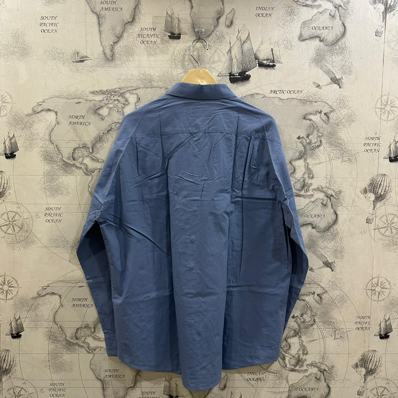 CANDA Men’s Shirt - Dark Sky Blue (3XL)