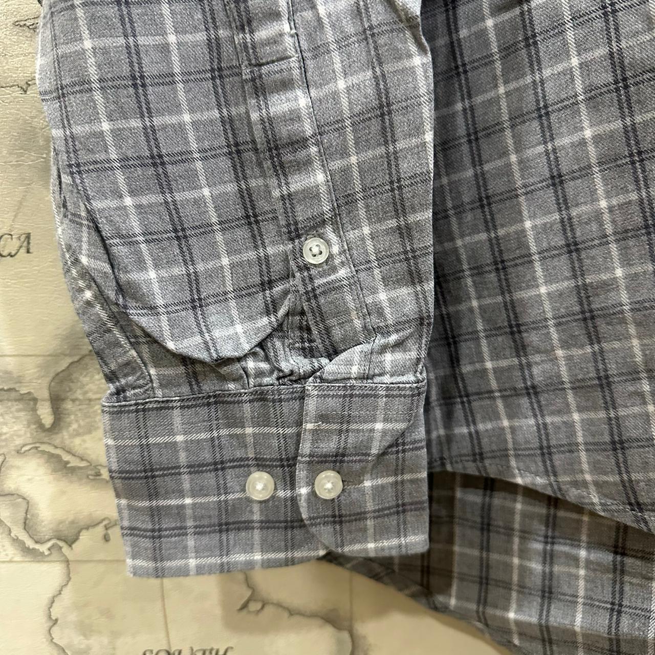 Watsons Men’s Shirt - Grey Checkered (XXL)