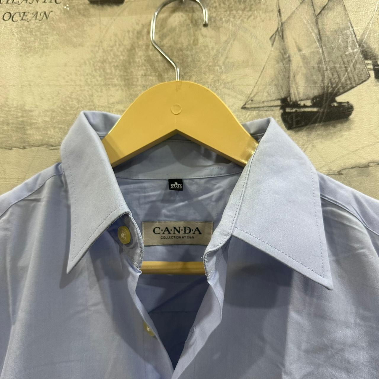 CANDA Men’s Shirt - Sky Blue (M)