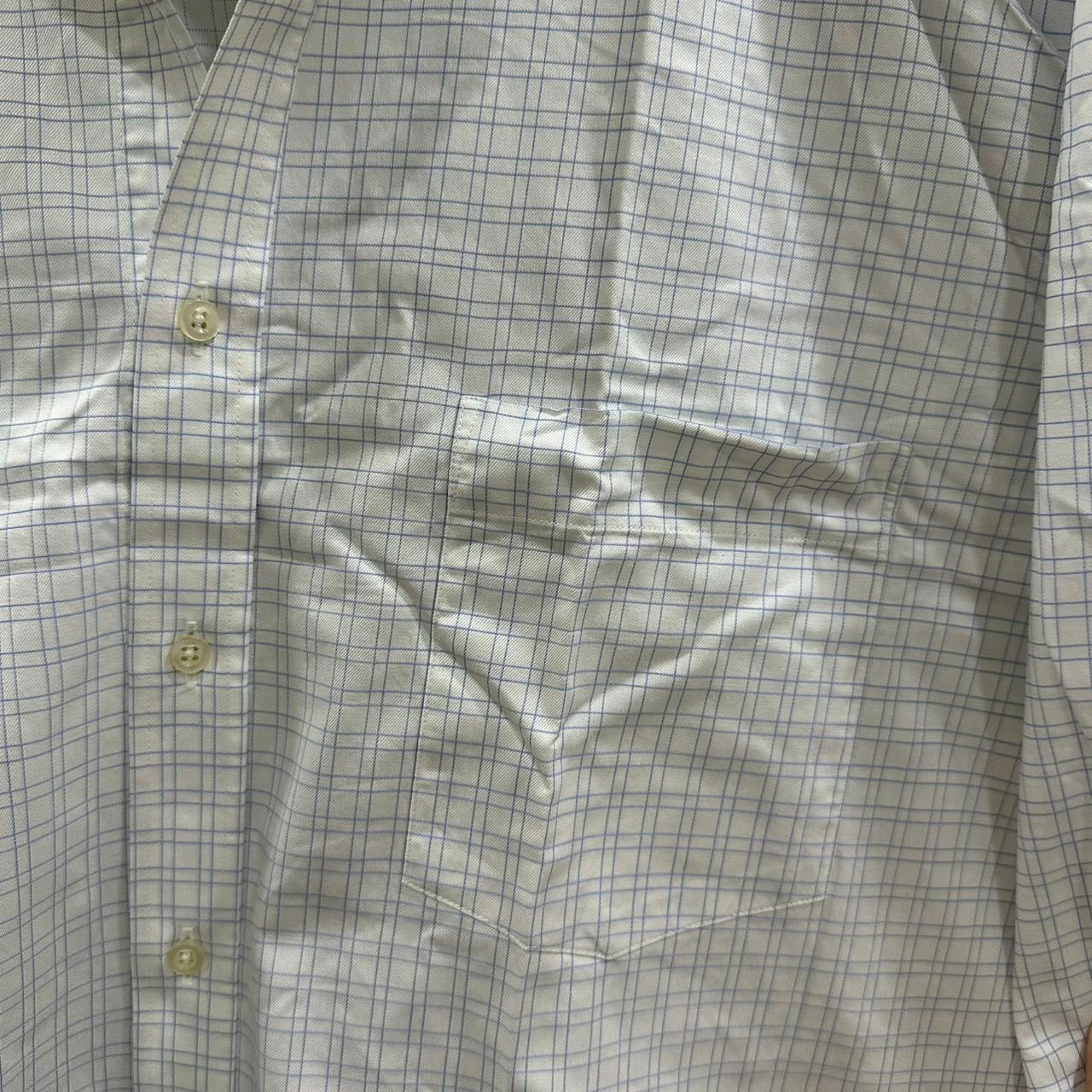 VAN GRAAF Men’s Shirt- White & Blue Checkered (3XL)