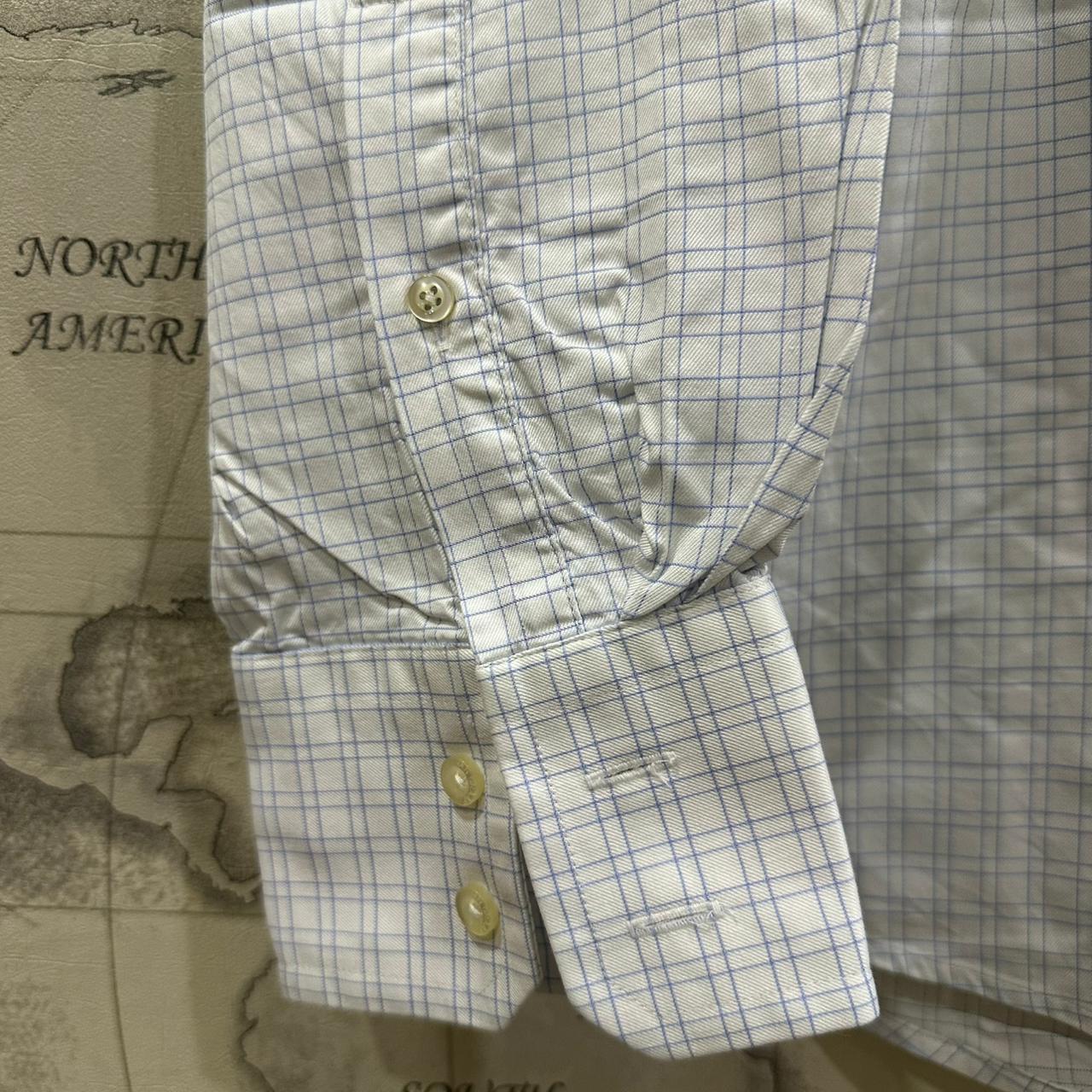 VAN GRAAF Men’s Shirt- White & Blue Checkered (3XL)