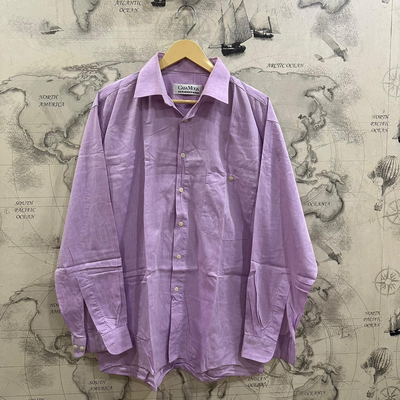CasaModa Men’s Shirt - Lavender (M)