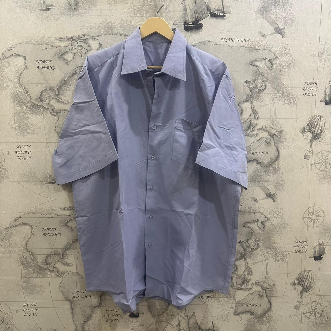 Men’s Shirt - Greyish Blue (4XL)