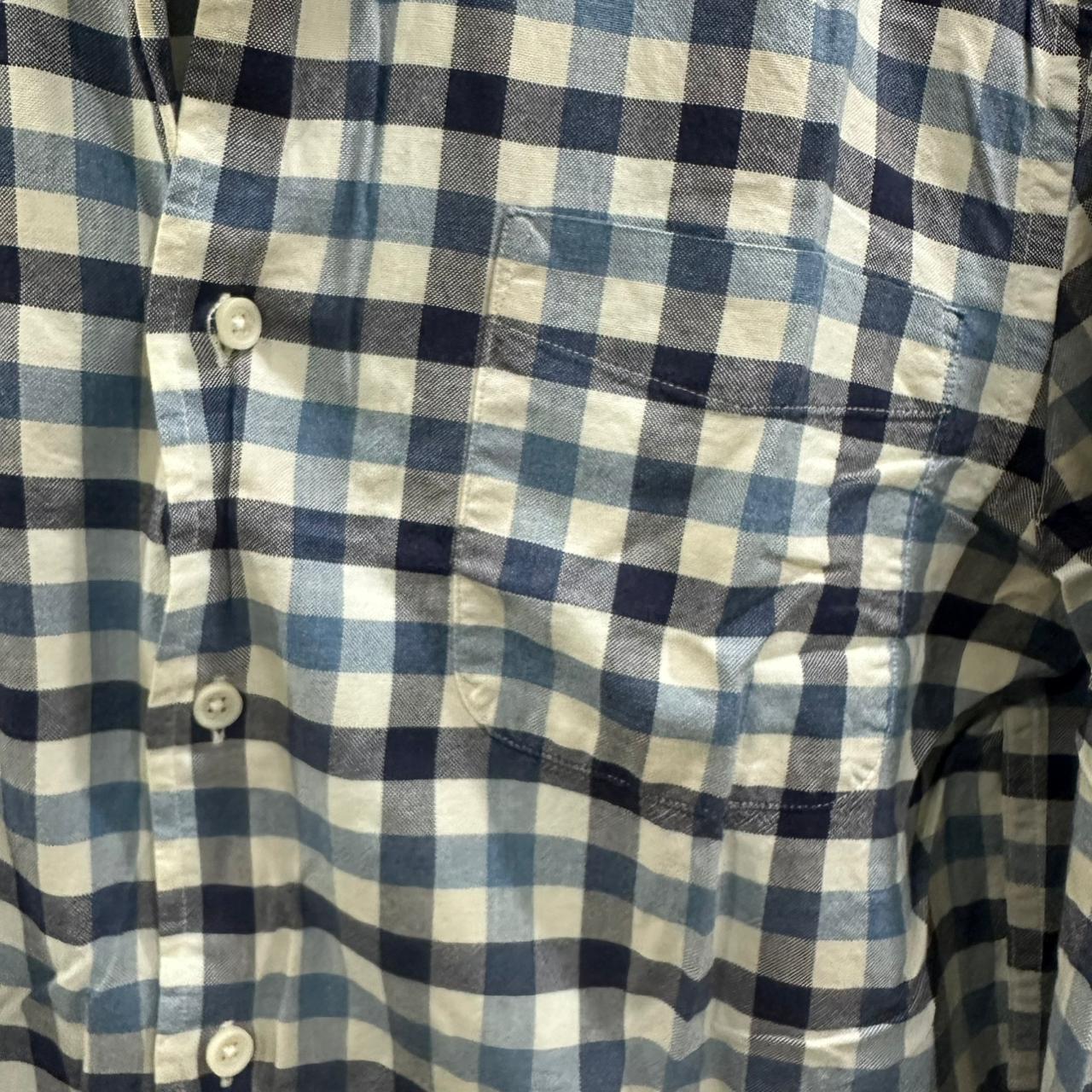 Giordano Men’s Oxford Shirt - Blue Checkered (S)