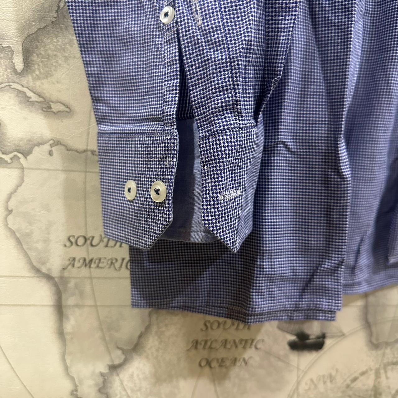 Nobel League Men’s Shirt - Blue Checkered (XXL)