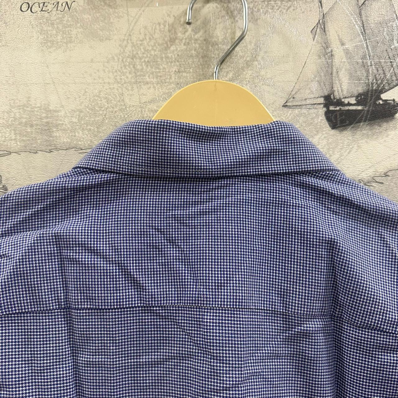 Nobel League Men’s Shirt - Blue Checkered (XXL)