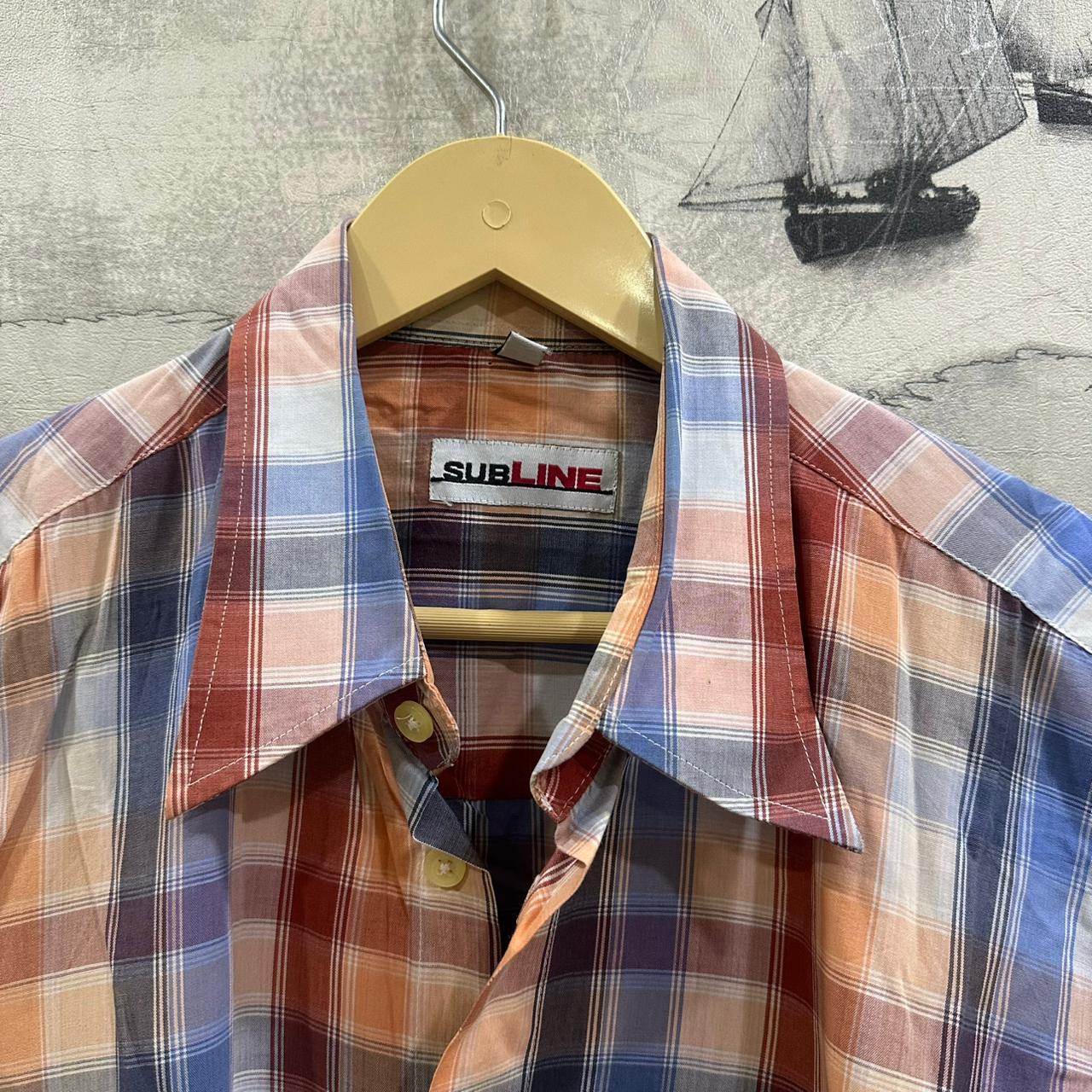 Subline Men’s Shirt - Multicolor Checkered (XXL)