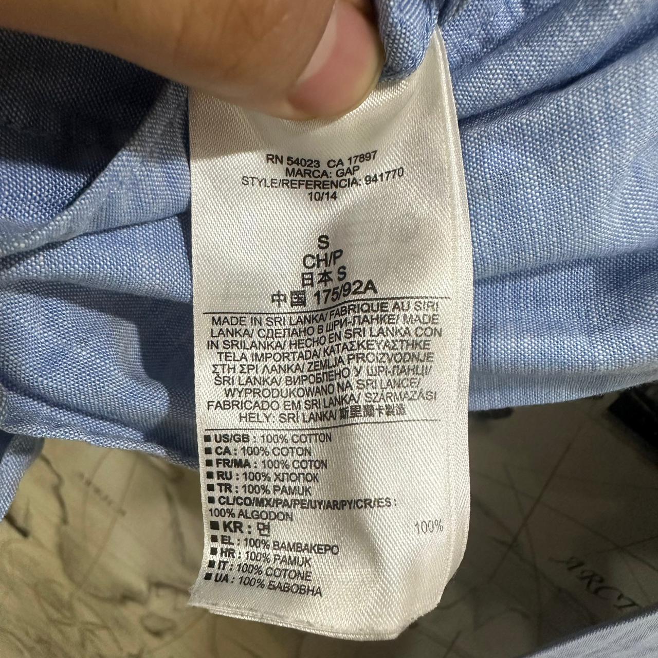 GAP Men’s Shirt - Sky Blue (S)