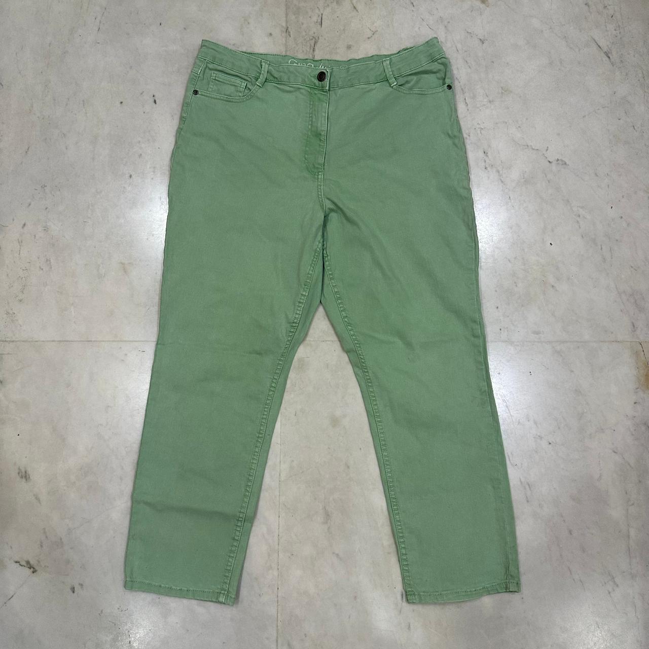 Gina Tricot Women’s Denim Jeans - Light Green (L)
