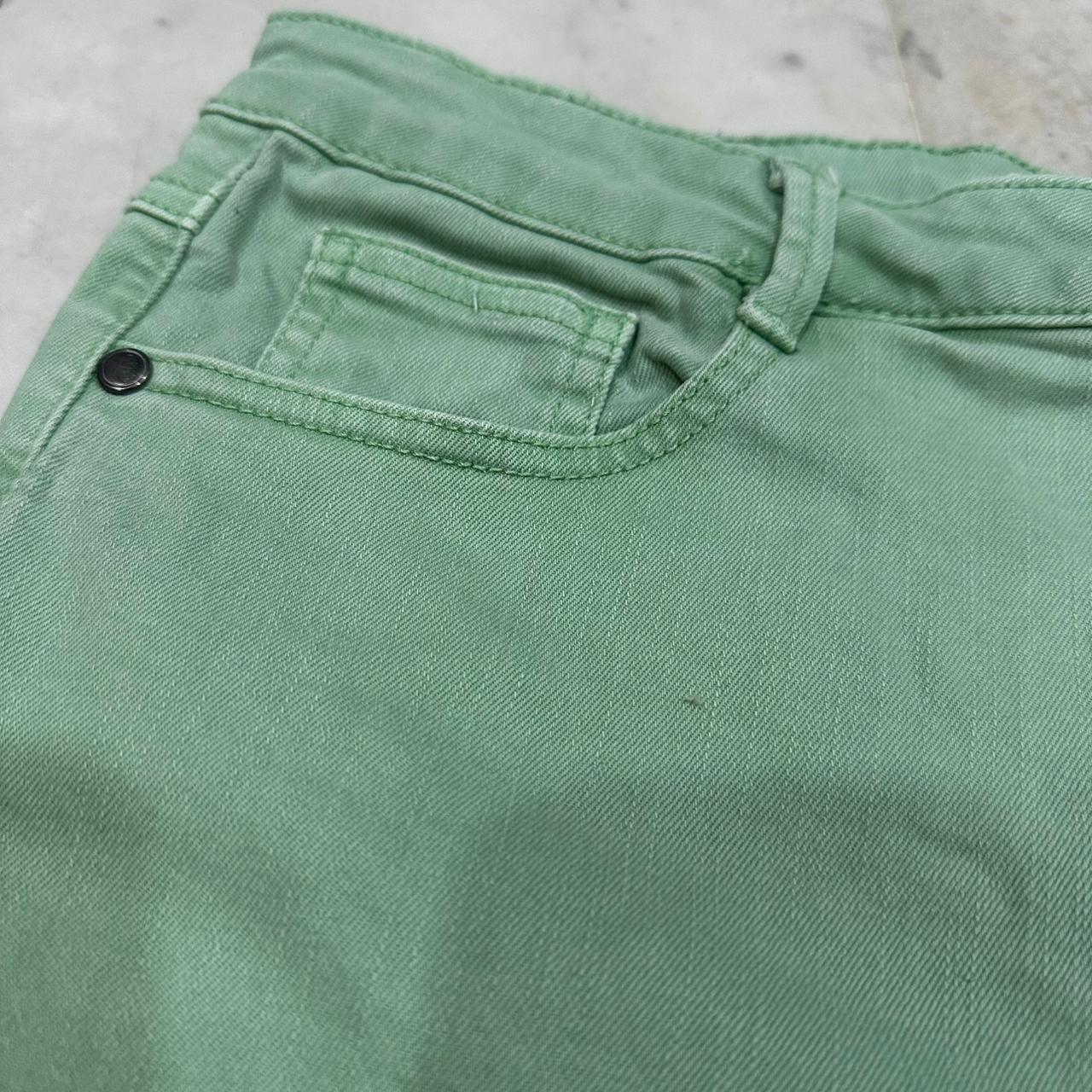 Gina Tricot Women’s Denim Jeans - Light Green (L)