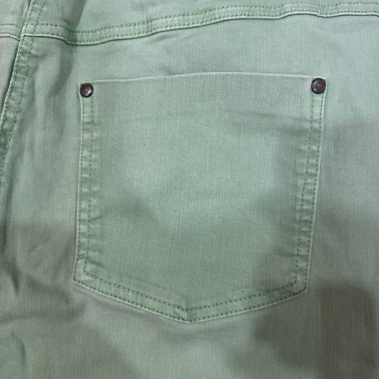 Gina Tricot Women’s Denim Jeans - Light Green (L)