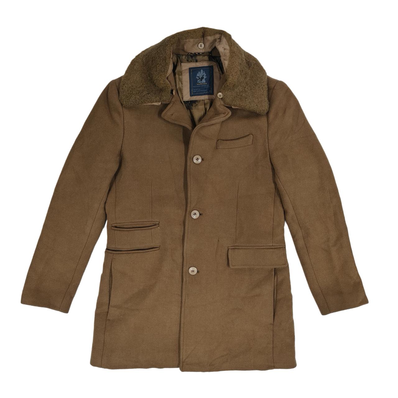 Men's Coat - Camel Brown (M)