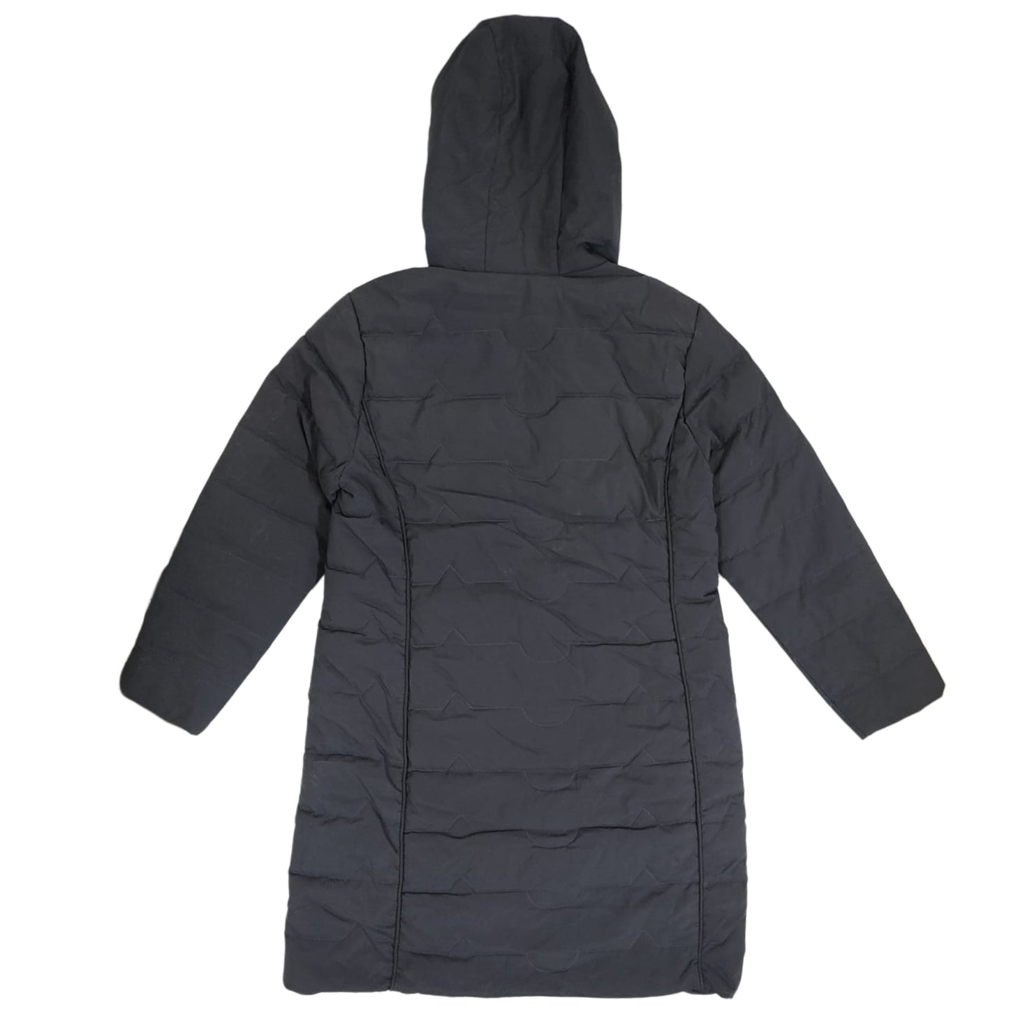 Men's Hooded Long Jacket - Grey (L)