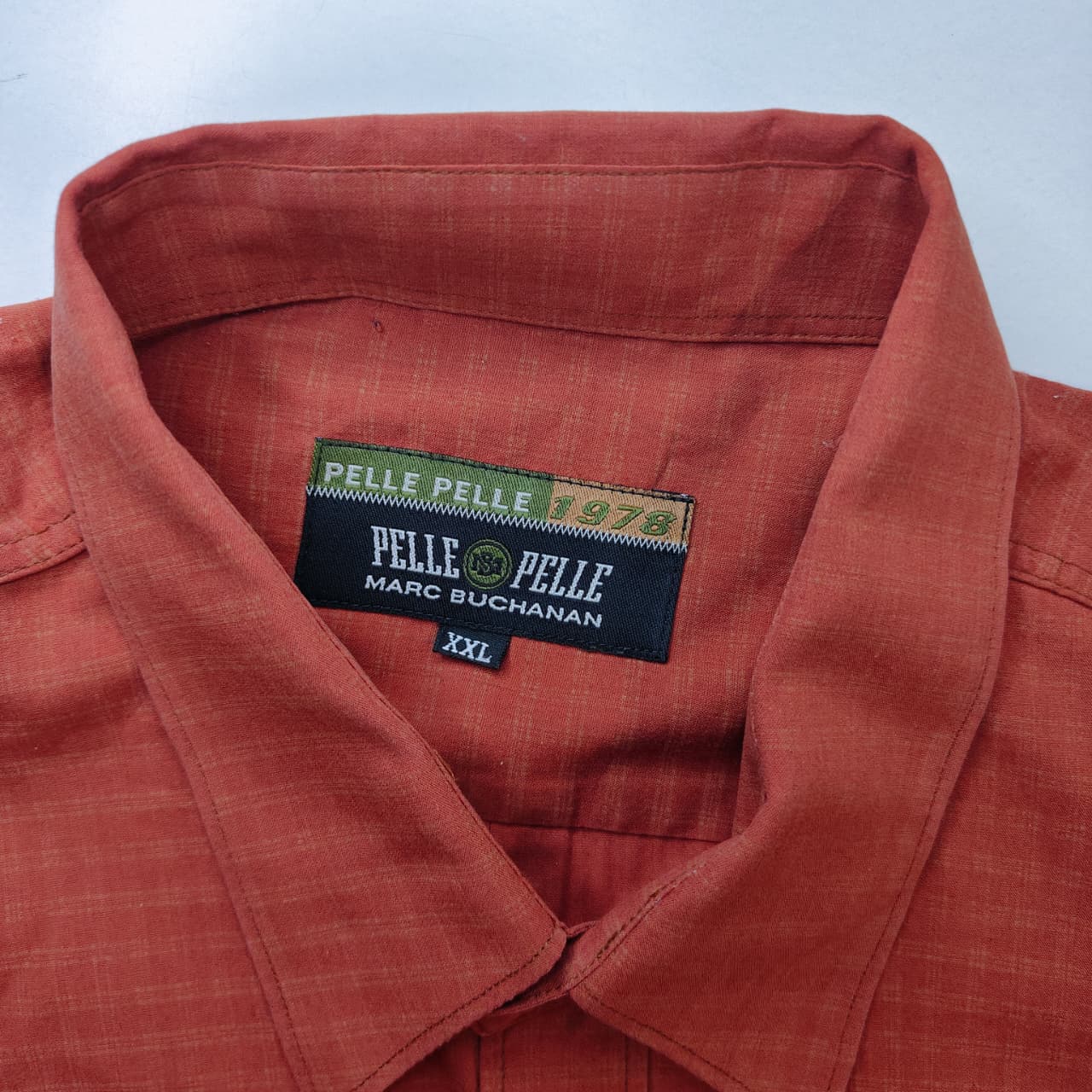 Pelle Pelle Men's Shirt - Orange (5XL)