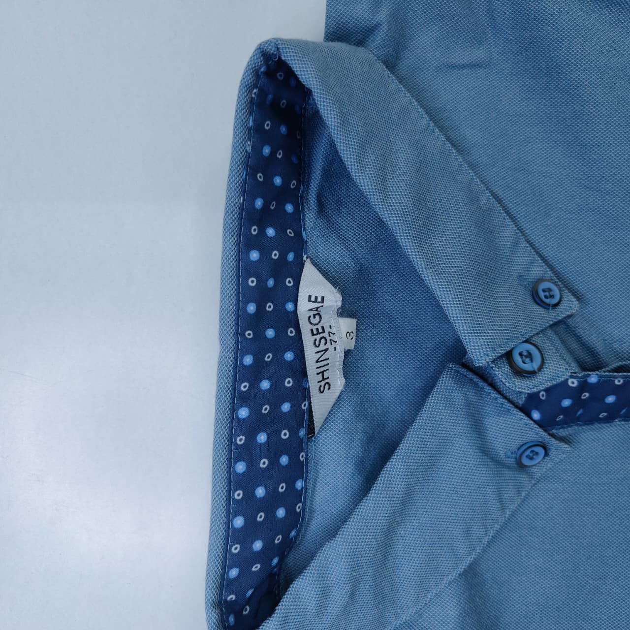 Women's Korean Shirt - Sky Blue (M)
