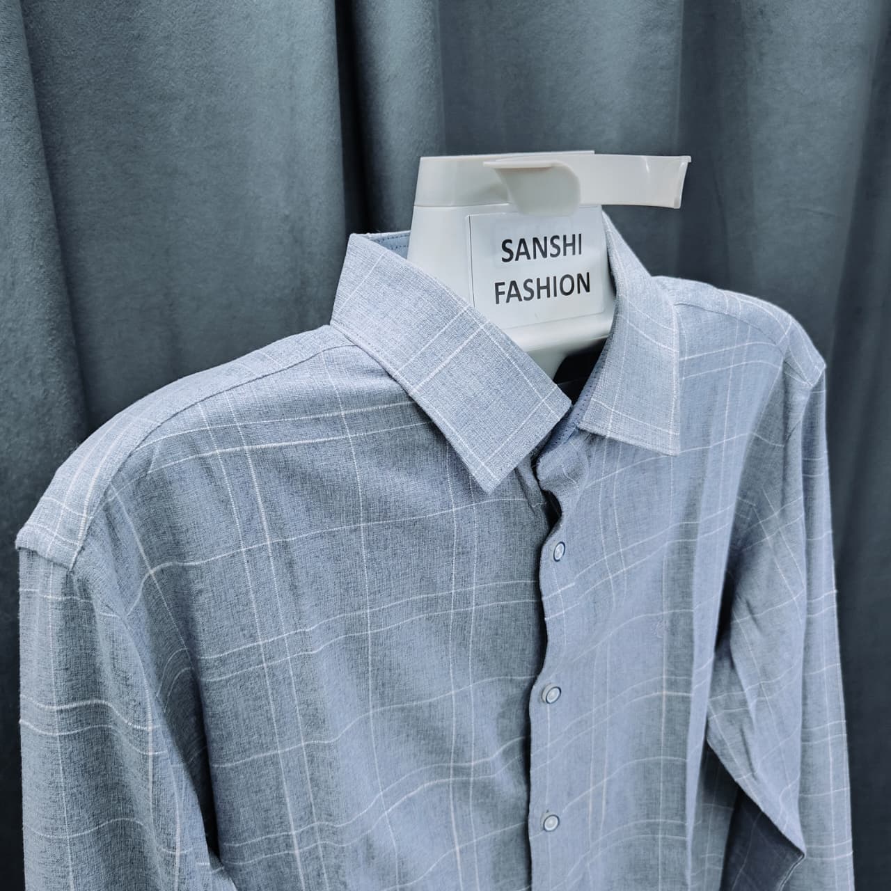 VACCI Women's Shirt- Dark Sky Blue (L)